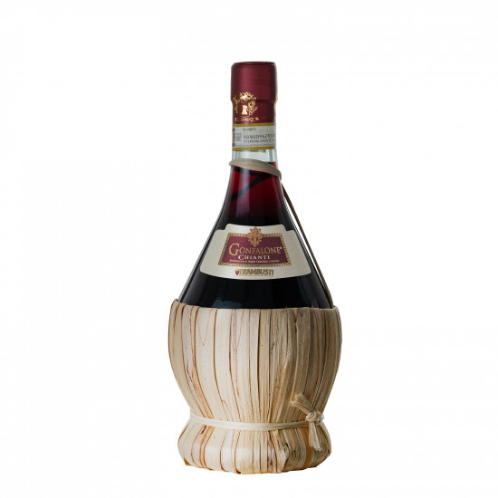 Gonfalone Chianti flask, Trambusti